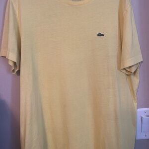 Lacoste Men's Yellow T-Shirt